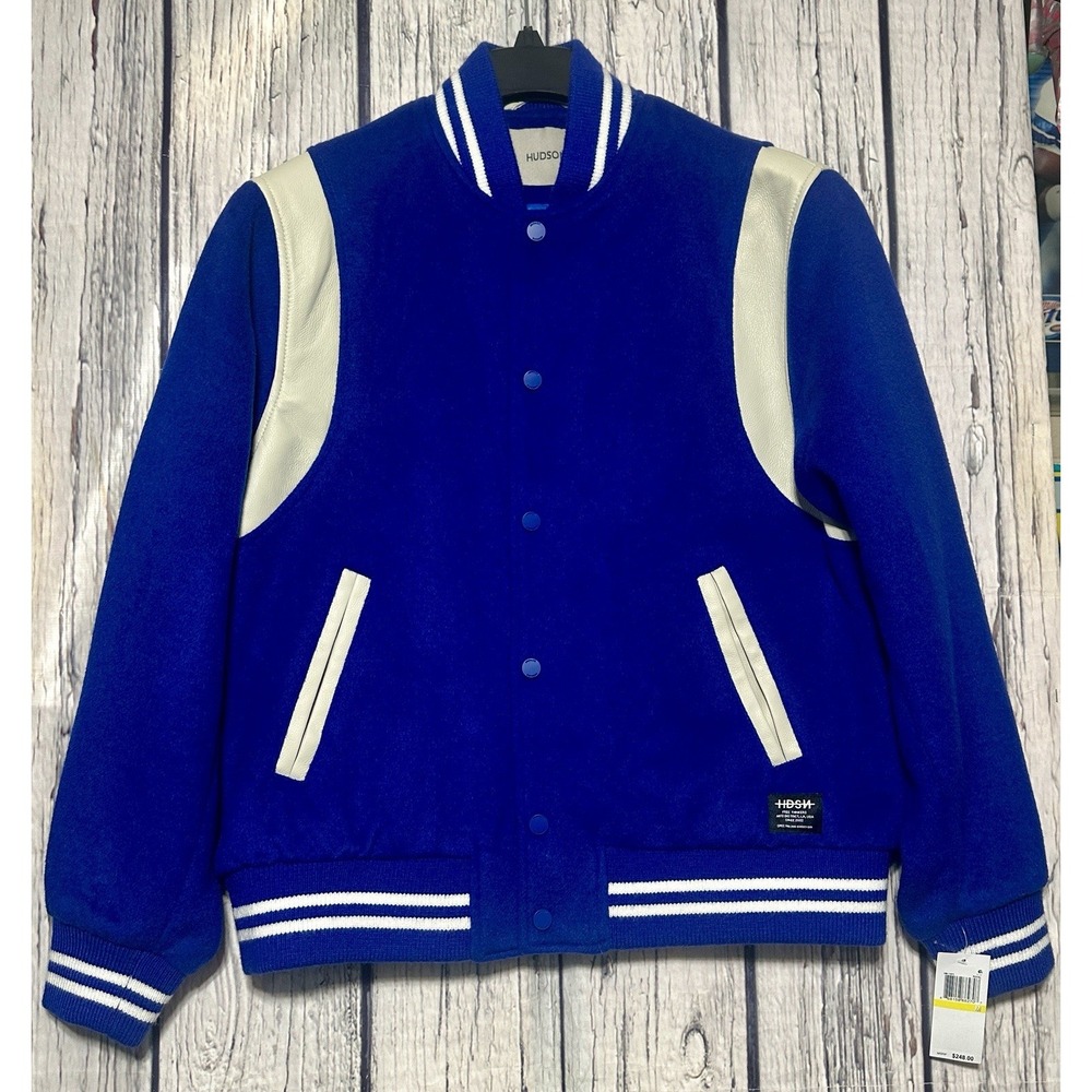 Varsity Jacket - Blue and White‎